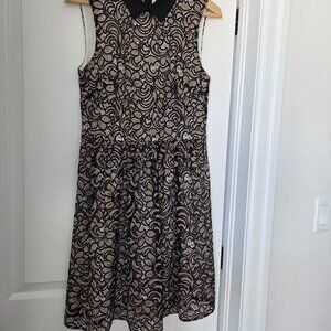 Betsey Johnson Girlhoodcore Lace Sleeveless collared dress Size 8